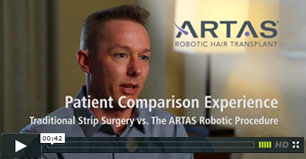 video snapshot  of patient's comparison experience